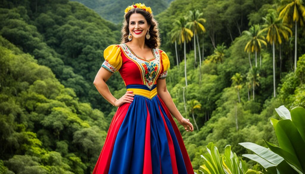 traje tradicional de Venezuela mujer