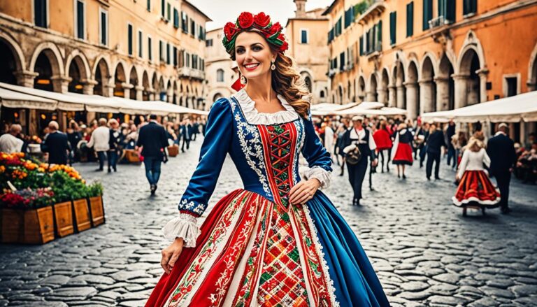 traje típico de Italia