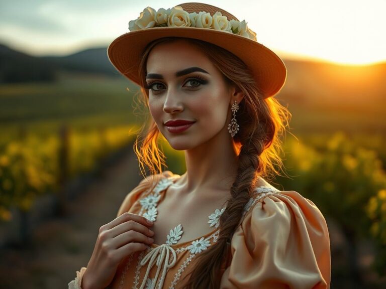 traje-tipico-argentina-vendimia Mujer vestida con traje tradicional argentino de la Fiesta de la Vendimia, Mendoza