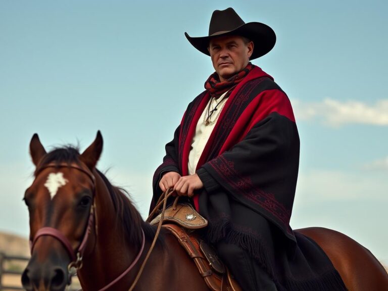 traje-tipico-argentino-gaucho Gaucho argentino a caballo, vistiendo el traje típico de la pampa